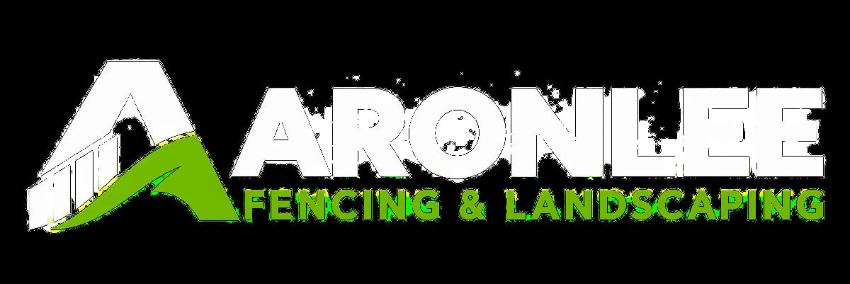 Aronlee Fencing and Landscaping logo featuring a green arrow design
